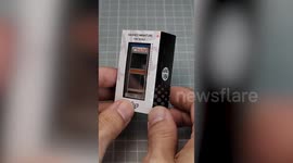 Artist makes awesome miniature replica phone box