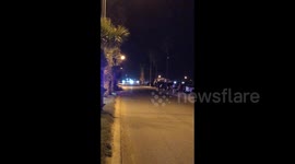 Cars Parked At The Entrance To Isla Blanca Park, Mexico Ahead SpaceX Starship launch