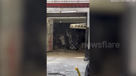 New York Fire City Department send 'robot dog' to inspect rubble after fatal garage collapse