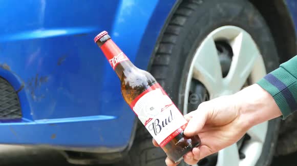 EXPERIMENT: Glass Bottle's vs Car Tyre. will it survive?