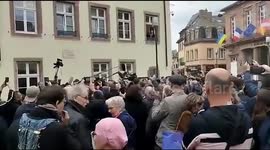 France: President Macron Visits Sélestat, Protesters Welcome Him With Boos
