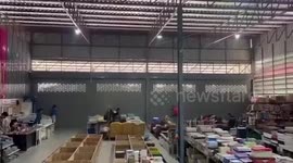 Frenzied shoppers rush into shop selling discount Japanese goods