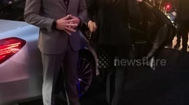 Ryan Gosling arrives at the Outernet Building In London to celebrate the anniversary of Tag Heuer