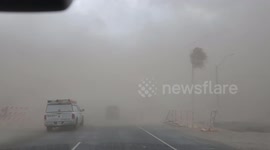 Intense dust storm hits west Texas
