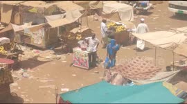 Sudanese people seen buying goods to celebrate Eid amid ceasefire