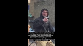 Spitting on the these Muslim girls on eid day Mike end road