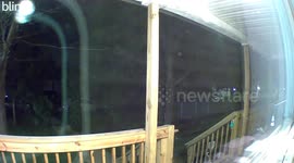 Looks like an angel flew Infront of my house