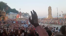 Ganga Aarti at Harki Pauri,Haridwar,Uttarakhand