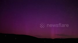 Rare celestial event in UK: Timelapse of Aurora Borealis captured in Devon