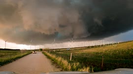 Intense Rotation and Wall Cloud Nolan, TX