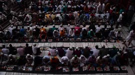 Muslims gather for breaking of Ramadan fast in Kolkata, India