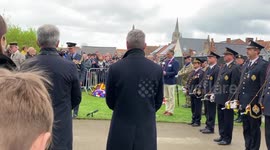 Wreath Laying Ceremony in Ypres, Belgium on Anzac Day
