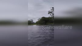 Um dia muito lindo no rio próximo a fazenda de meu avô, dia maravilho