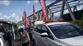 Traffic Police Evacuate Mother Wants to Give Birth When Stuck in Traffic in Tanah Datar, West Sumatra