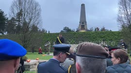 Wreath Laying Ceremony held for Anzac Day in Zonnebeke, Belgium