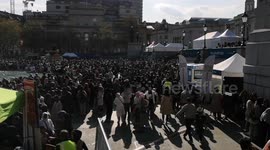 Eid continues to be celebrated in Trafalgar Square on Saturday 29th of April
