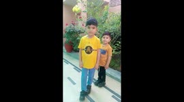 Ayyan Mohsin Arron Mohsin at church just finished up