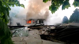 20230429 Live Burn Firefighter training, Montoursville, PA #1