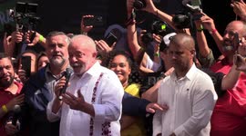 Lula, the President, Takes Part in Labor Day Festivities in Sao Paulo, Brazil