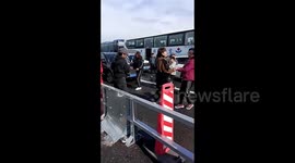 Dance party on highway during serious traffic jam as travel holiday begins in China