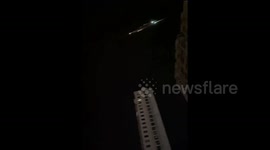 Mysterious glowing objects spotted in the night sky over northern China