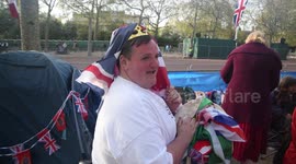 Royal superfan flies in from Belfast WEEK ahead of Charles' coronation