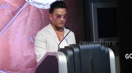 Prabal Gurung Gives Speech at The Empire State Building in New York, USA
