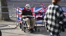 More campers arrive to secure their spot on The Mall for the King's coronation