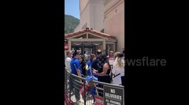 Writers Picket Line in Burbank, CA, USA