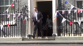 Akshata Murthy and Olena Zelenska leave 10 Downing Street