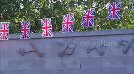 Coronation preparations seen in Kent village, UK