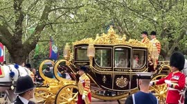 Coronation of Charles III and Camilla - Carriadges and balcony