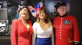 Friederike Krum's singing talent impresses talk TV presenter Danielle Nicholas on Coronation Day with her rendition of a classic British song