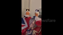 Daughter and Dads’s coronation puppet show in Barnsley, UK