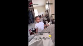 I am my brother’s keeper. Twin praying for his sick twin brother.