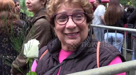 Fans say goodbye to singer Rita Lee in Sao Paulo, Brazil