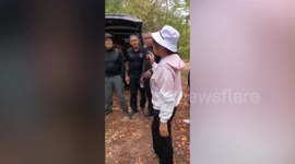 Relatives of missing girl linked to 'murdered' British join search and pray she is still alive