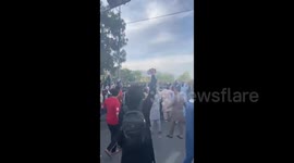 Protests after ex-Pakistan PMKhan in Islamabad, Pakistan