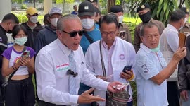 Anti-cannabis campaigner confronts PM candidate ahead of country's elections