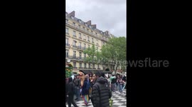 Carnival on Boulevard Saint-Germain in Paris, France