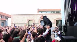 Show de Soto ASA en las fiestas de San Isidro en matadero en Madrid, España en el escenario primavera sound
