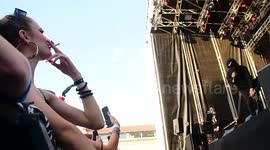 Show de Soto ASA en las fiestas de San Isidro en matadero en Madrid, España en el escenario primavera sound