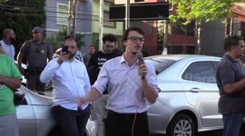 Speech by Elected State Deputy Guilherme Cortez at the Driver Strike in Sao Paulo, Brazil