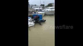 Severe flooding sees roads submerged and rivers swollen in Italy's Riccione