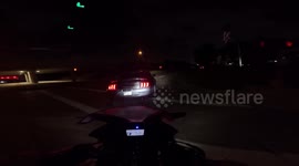 MUSTANG GT COBRA JET E85 HEADERS VS bike (CBR 600)