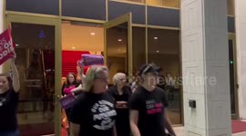 US: Demonstrators Protest Over Abortion Ban Outside North Carolina General Assembly