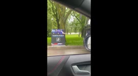 Formula 1 Imola paddock Evacuated after danger to life warning issued over Santerno river bursting its banks