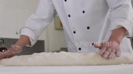 Chaoyang House Restaurant The Pancake Making Process In Zhangjiakou, China