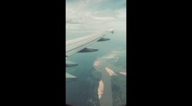 Plane view in Lagos Nigeria.