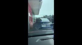 Tesla driver and McDonald's employee caught in confusing confrontation